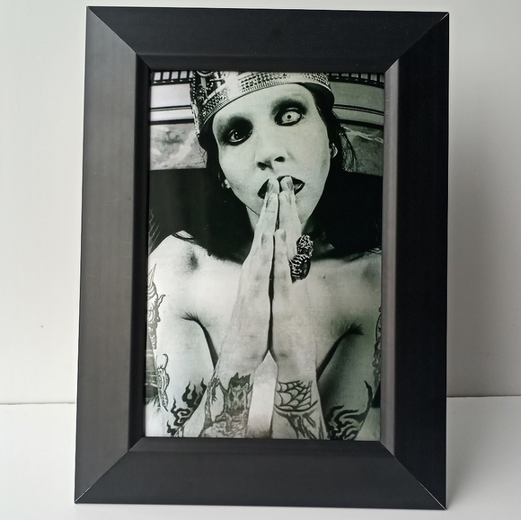 Marilyn Manson Edgy Metal Gothic Rock Edgy Music Morvid Dark Superstar Home Deco - Picture 3 of 5